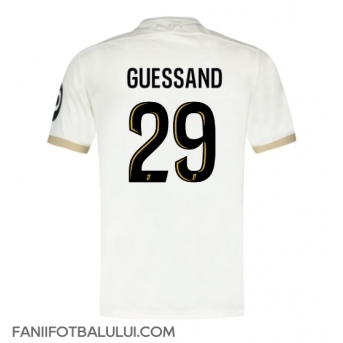 OGC Nice Evann Guessand #29 Tricou Fotbal Replică 2024-25 Barbati Deplasare